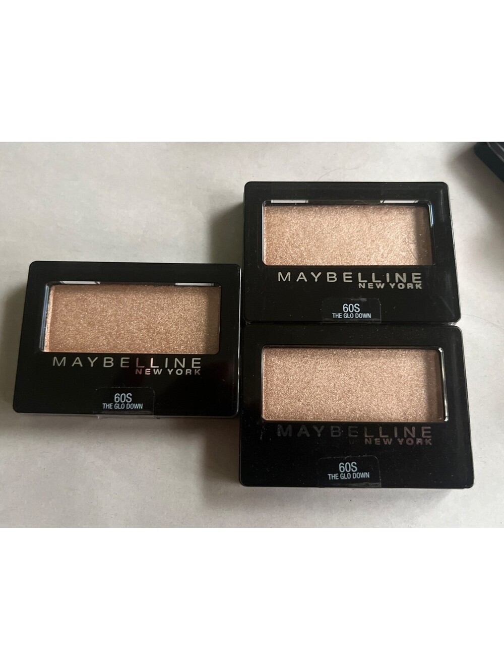 NEW Maybelline Lot of (3) Expert Wear Eyeshadow The Glo Down 60S 0.08oz